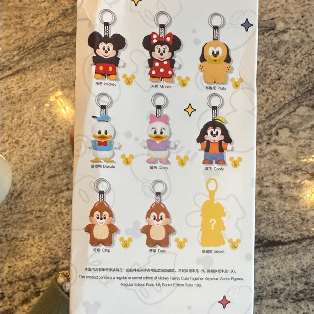 Pop Mart Mickey Mouse Family Disney Keychain Blind box NIB - Picture 3 of 6